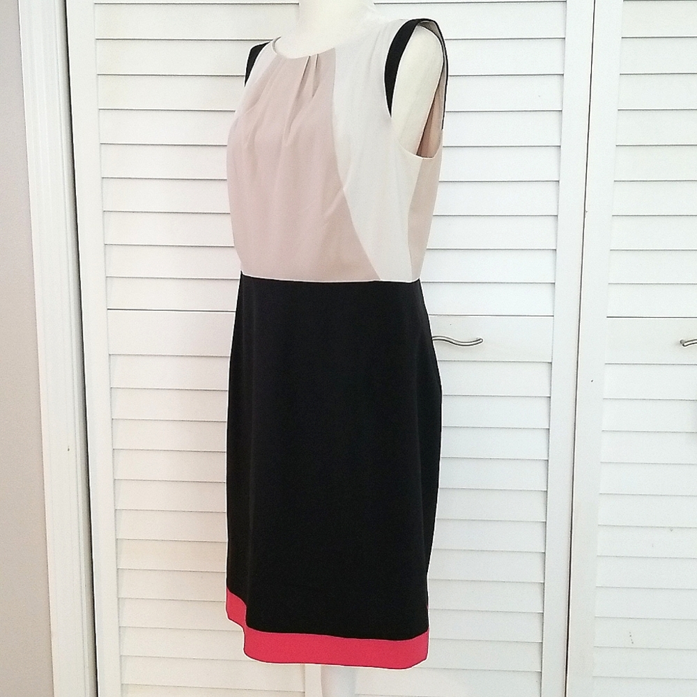 Ann Taylor Color Block Dress Petite